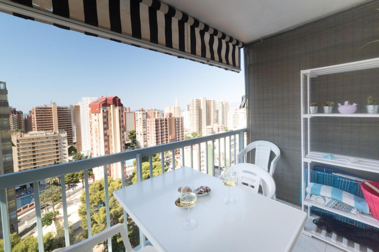 Апартаменты Moonkey - Apto Paris Con Piscina Y Parking Бенидорм Экстерьер фото