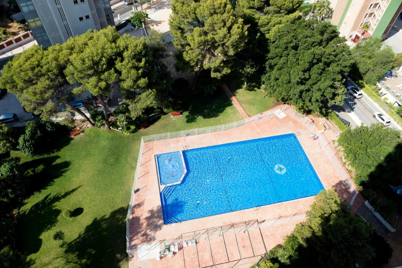 Апартаменты Moonkey - Apto Paris Con Piscina Y Parking Бенидорм Экстерьер фото