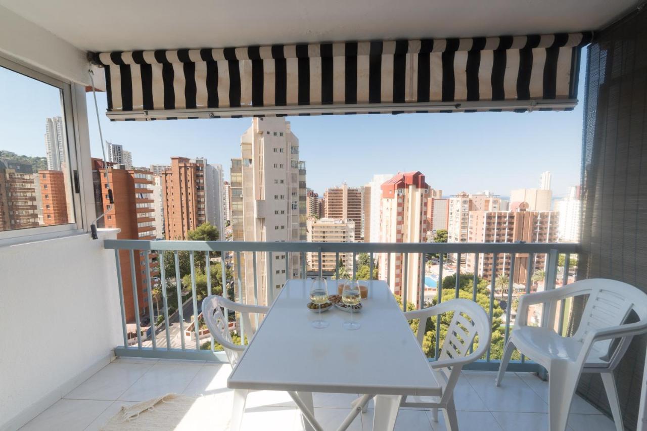 Апартаменты Moonkey - Apto Paris Con Piscina Y Parking Бенидорм Экстерьер фото